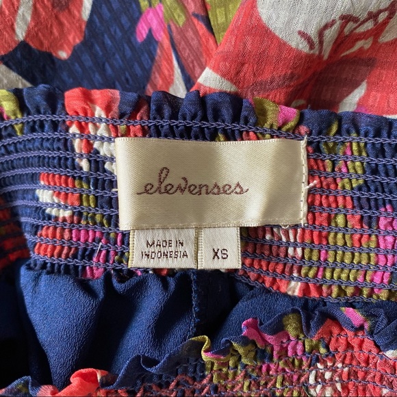 Anthropologie Elevenses Fire Lily Sheer Palazzo - Picture 9 of 10